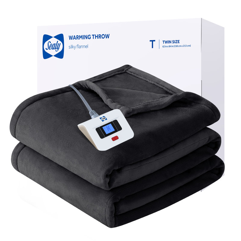 Sealy Electric Blanket, Flannel Heated Blanket Wayfair